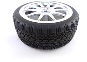 Sports Wheels 65mm - Quality rubber tyre